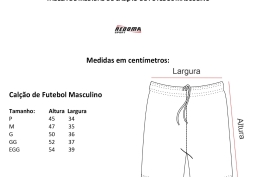 Calção Masculino de Futebol